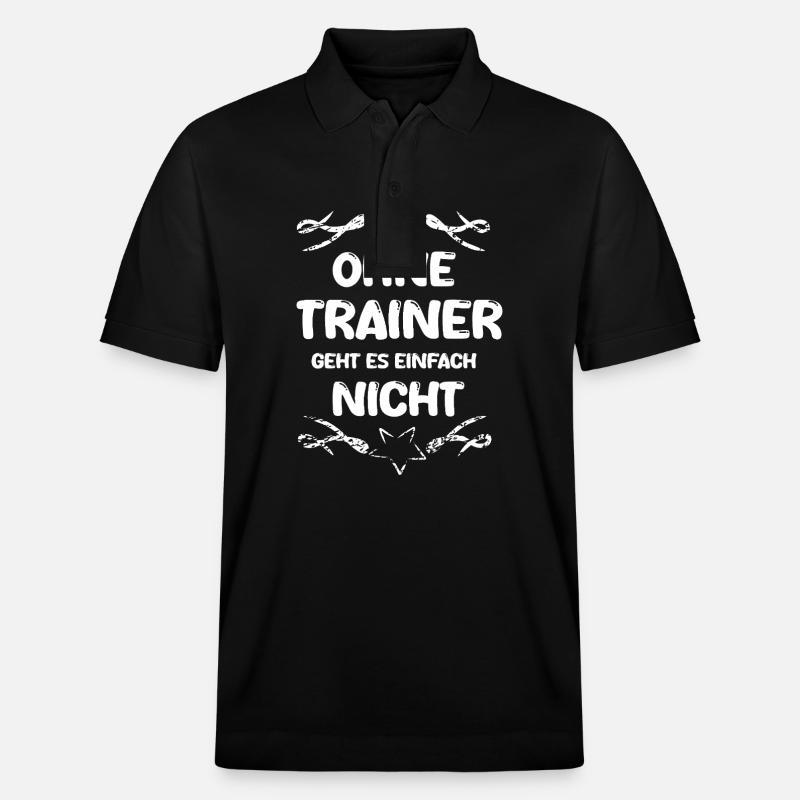 Trainer Trainer - Stanley/Stella Unisex Bio-Poloshirt PREPSTER - Schwarz