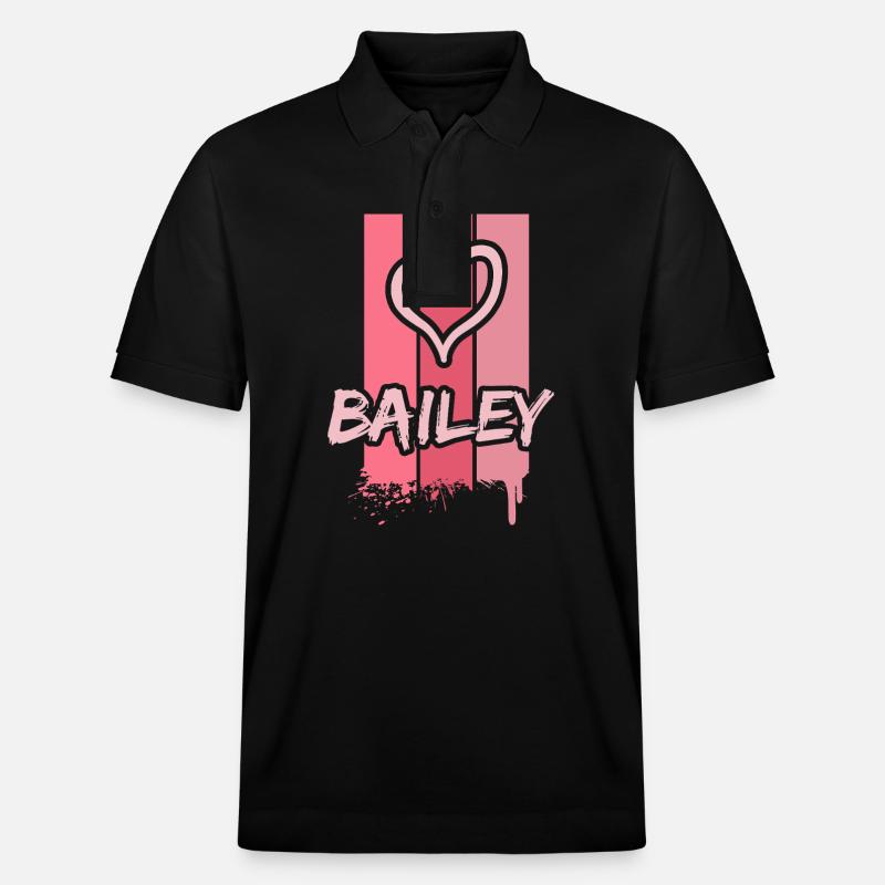 Bailey - Polo PREPSTER bio Stanley/Stella Unisexe - noir