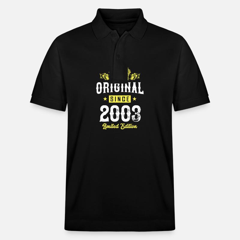 2003 Édition limitée - Polo PREPSTER bio Stanley/Stella Unisexe - noir