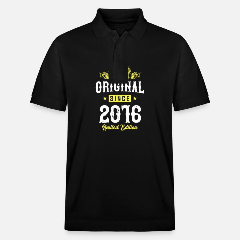 2016 limited edition - Stanley/Stella Unisex Bio-Poloshirt PREPSTER - Schwarz