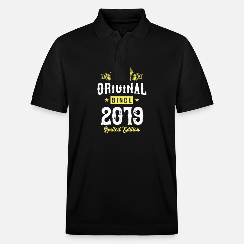 Édition limitée 2019 - Polo PREPSTER bio Stanley/Stella Unisexe - noir