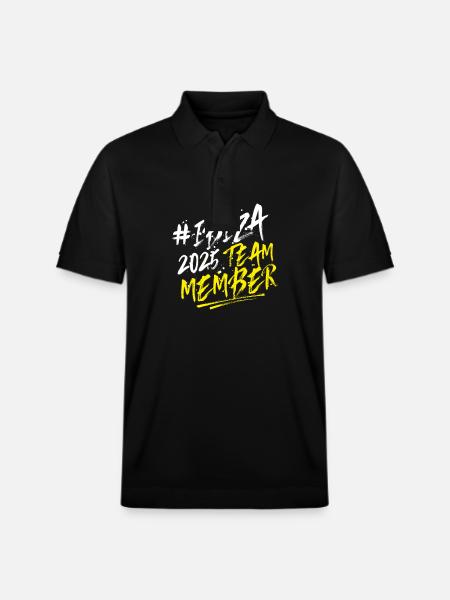 Ibiza 2025 Team - Stanley/Stella Unisex Organic Polo Shirt PREPSTER - black