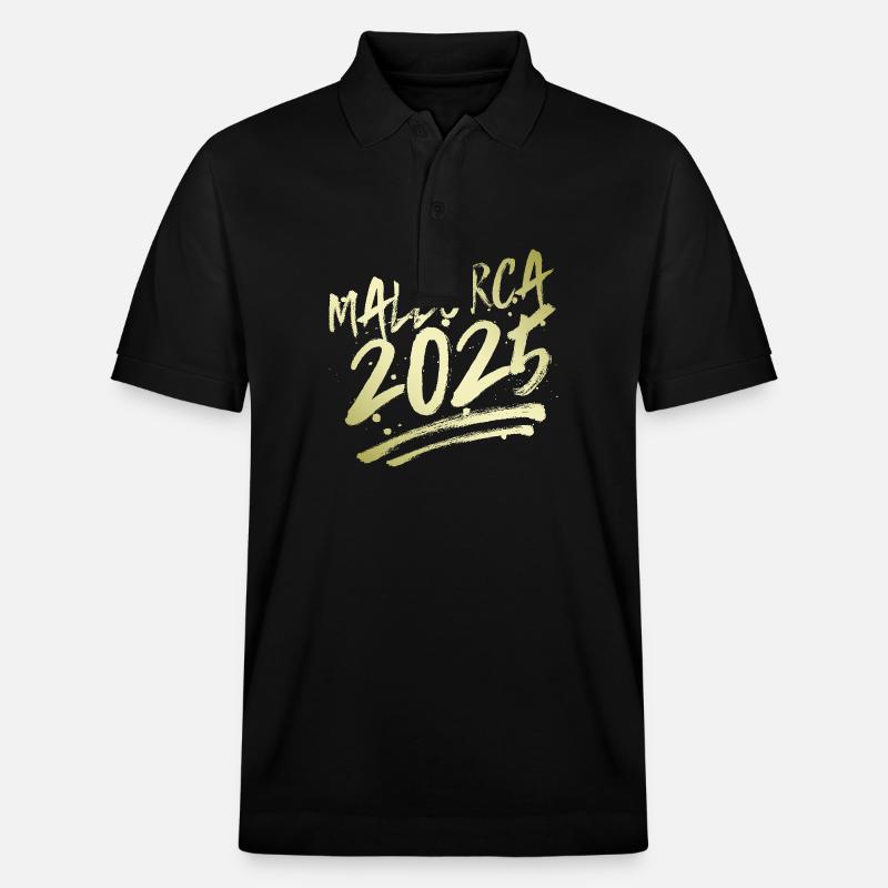 Majorque 2025 - Polo PREPSTER bio Stanley/Stella Unisexe - noir