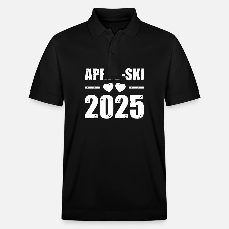Après-ski 2025 Coeur - Polo PREPSTER bio Stanley/Stella Unisexe - noir