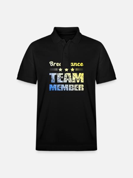 Breakdance Team - Stanley/Stella Unisex Organic Polo Shirt PREPSTER - black