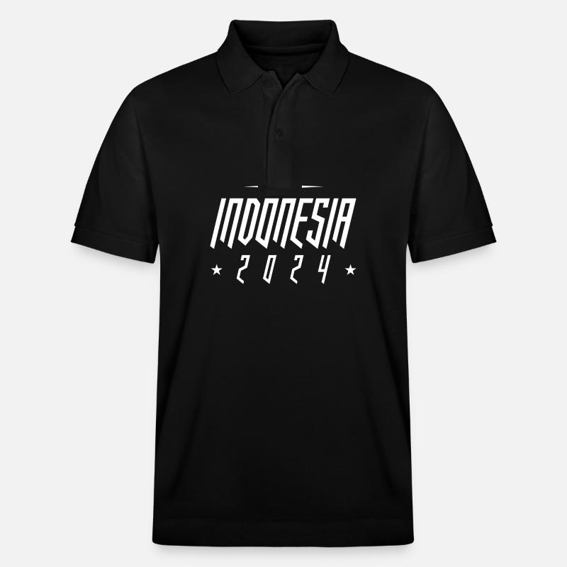 Indonésie 2024 - Polo PREPSTER bio Stanley/Stella Unisexe - noir
