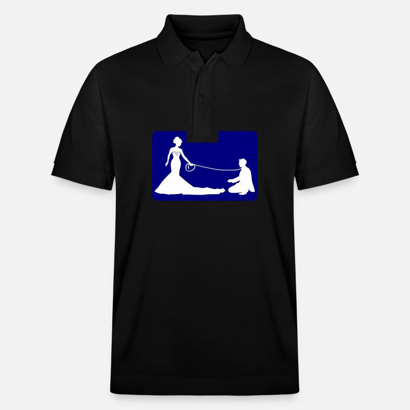 Mariage Marié Linge de maison - Polo PREPSTER bio Stanley/Stella Unisexe - noir