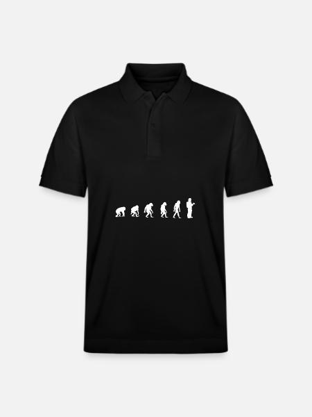 Pompier Pompier Pompier - Polo PREPSTER bio Stanley/Stella Unisexe - noir