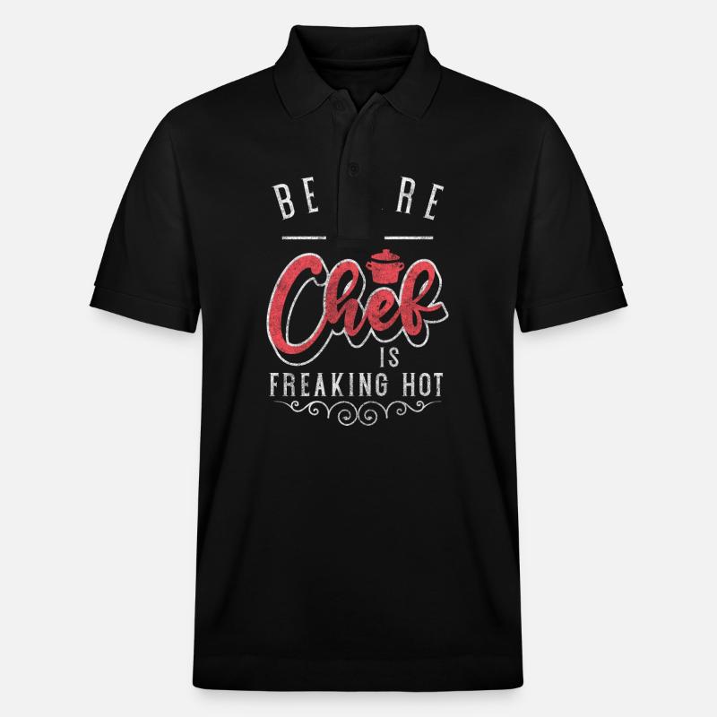 Kochen Beruf Kochkunst Geschmack - Stanley/Stella Unisex Bio-Poloshirt PREPSTER - Schwarz