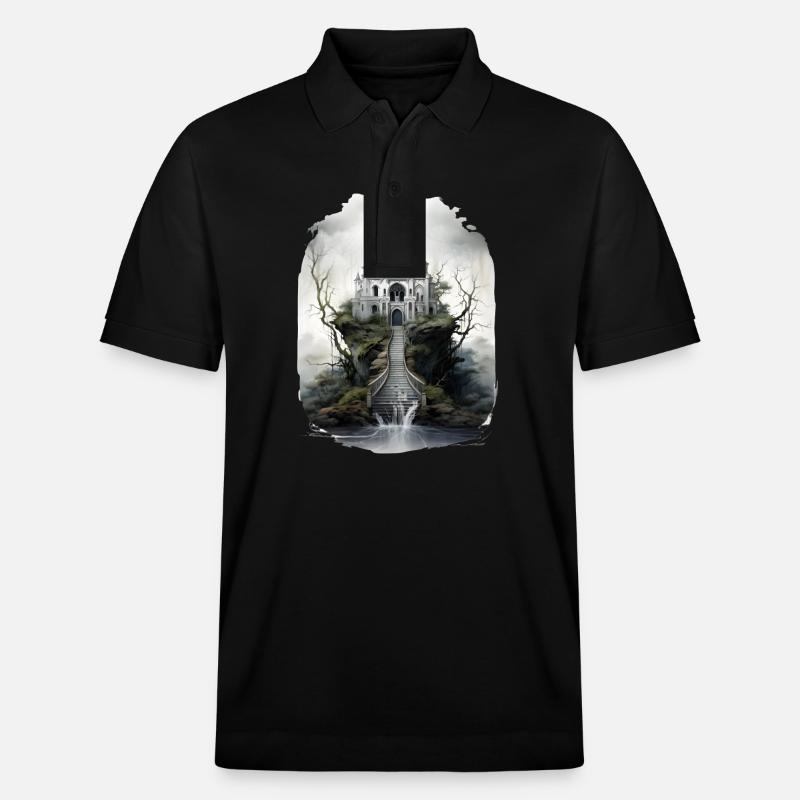 Gothik Art - Stanley/Stella Unisex Bio-Poloshirt PREPSTER - Schwarz