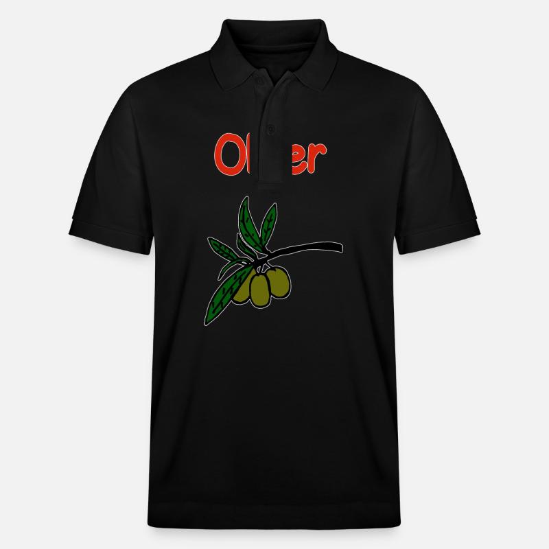 Oliver Olives - Polo PREPSTER bio Stanley/Stella Unisexe - noir