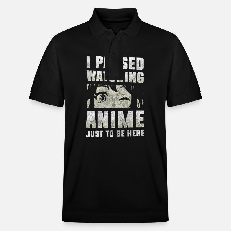 Anime Ramen - Stanley/Stella Unisex Bio-Poloshirt PREPSTER - Schwarz