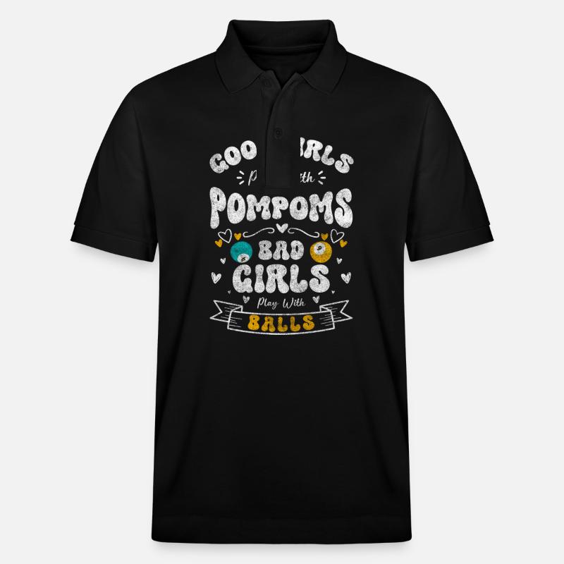 Billard, Balle, Billard Hobby - Polo PREPSTER bio Stanley/Stella Unisexe - noir