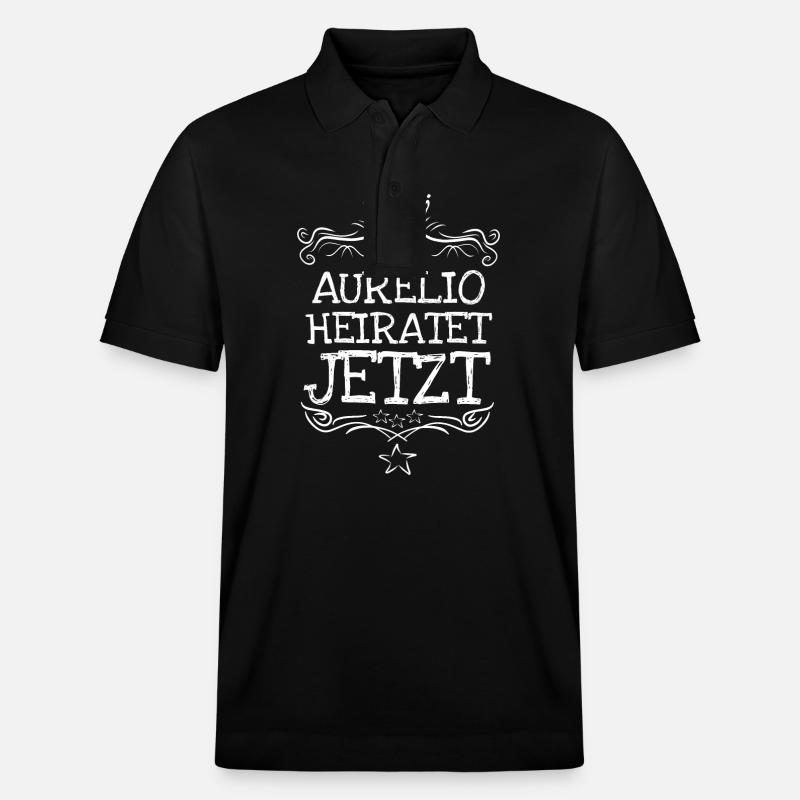 Aurelio als Bachelor - Stanley/Stella Unisex Bio-Poloshirt PREPSTER - Schwarz