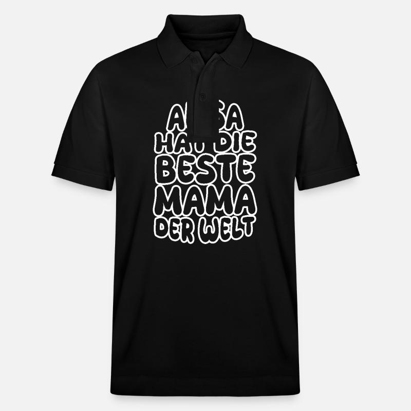 Alisa comme un dicton - Polo PREPSTER bio Stanley/Stella Unisexe - noir