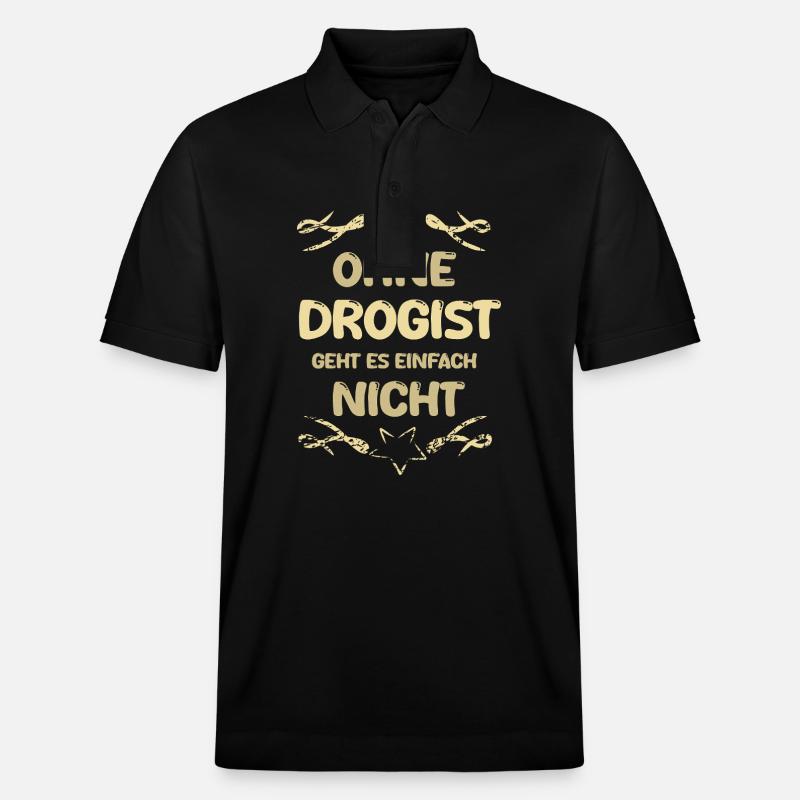 Drogist Drogist - Stanley/Stella Unisex Bio-Poloshirt PREPSTER - Schwarz