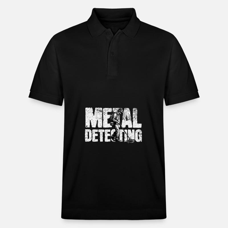 Sondeln Metalldetektor - Stanley/Stella Unisex Bio-Poloshirt PREPSTER - Schwarz