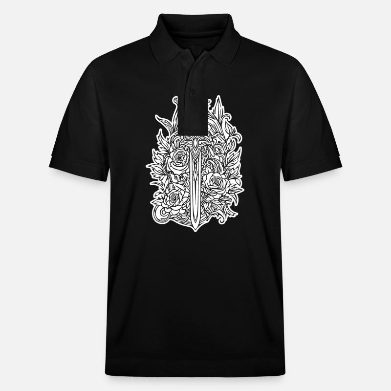 Knife Cutler Knife Lover - Polo PREPSTER bio Stanley/Stella Unisexe - noir