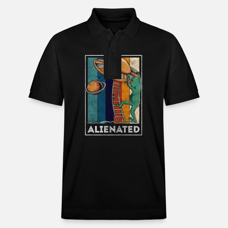 Aliens Raumschiff Erdling - Stanley/Stella Unisex Bio-Poloshirt PREPSTER - Schwarz