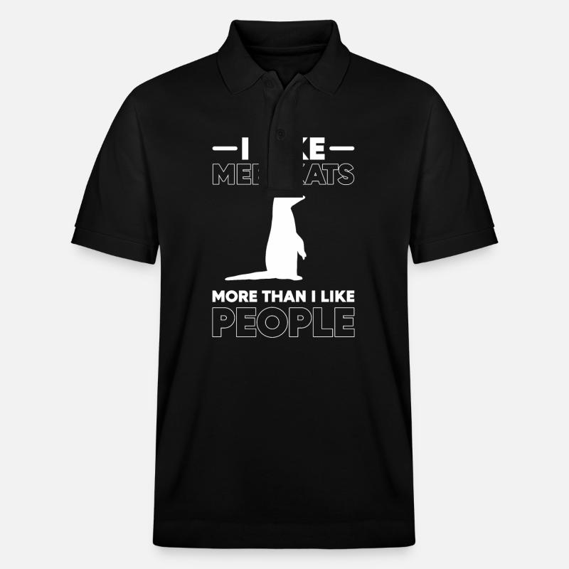 Suricate - Polo PREPSTER bio Stanley/Stella Unisexe - noir