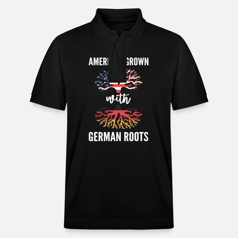 Germany - Stanley/Stella Unisex Organic Polo Shirt PREPSTER - black