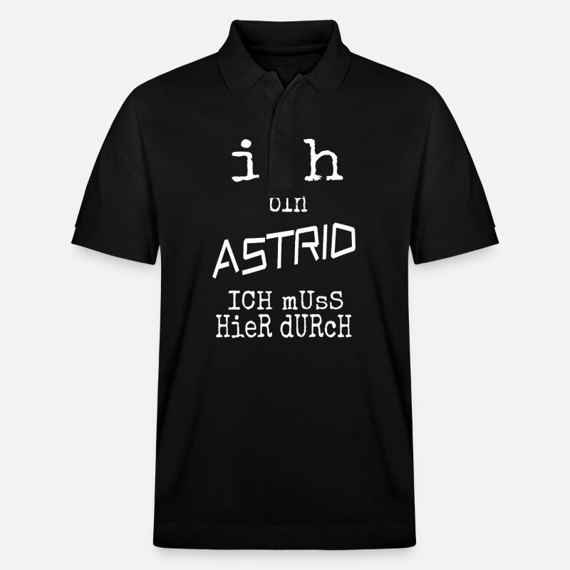 Astrid Astrid - Stanley/Stella Unisex Bio-Poloshirt PREPSTER - Schwarz