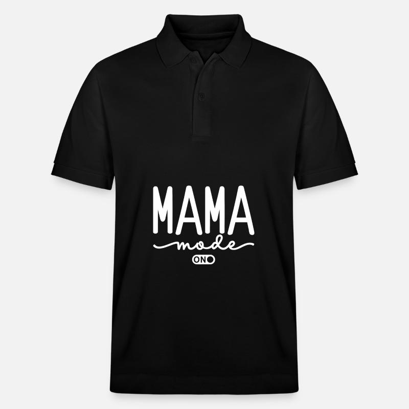 Mode Mama activé - Polo PREPSTER bio Stanley/Stella Unisexe - noir