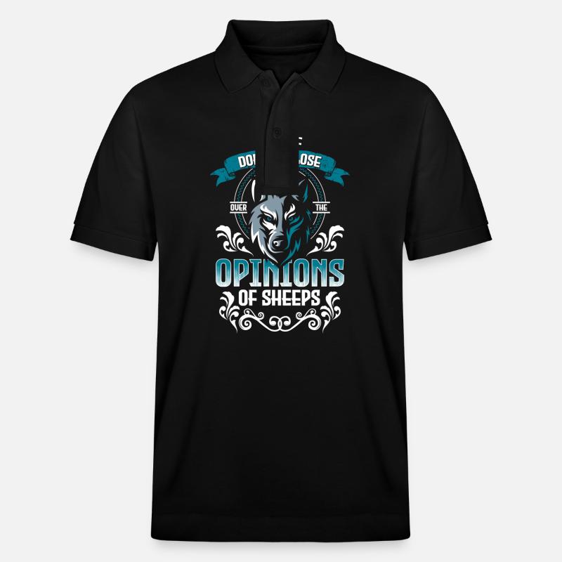 Loup-garou chien hurlant Wolfpack - Polo PREPSTER bio Stanley/Stella Unisexe - noir