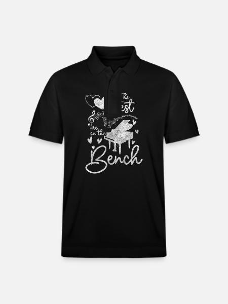 Piano Composing Melody Orchestra - Stanley/Stella Unisex Organic Polo Shirt PREPSTER - black