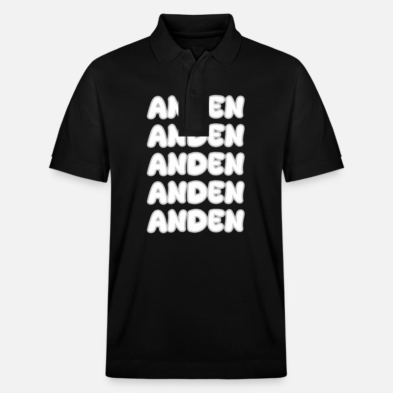 Anden als Klettern - Stanley/Stella Unisex Bio-Poloshirt PREPSTER - Schwarz