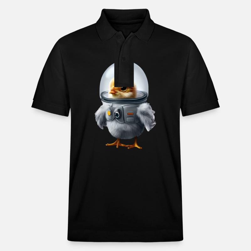 Poulet astronaute Poulet astronaute - Polo PREPSTER bio Stanley/Stella Unisexe - noir