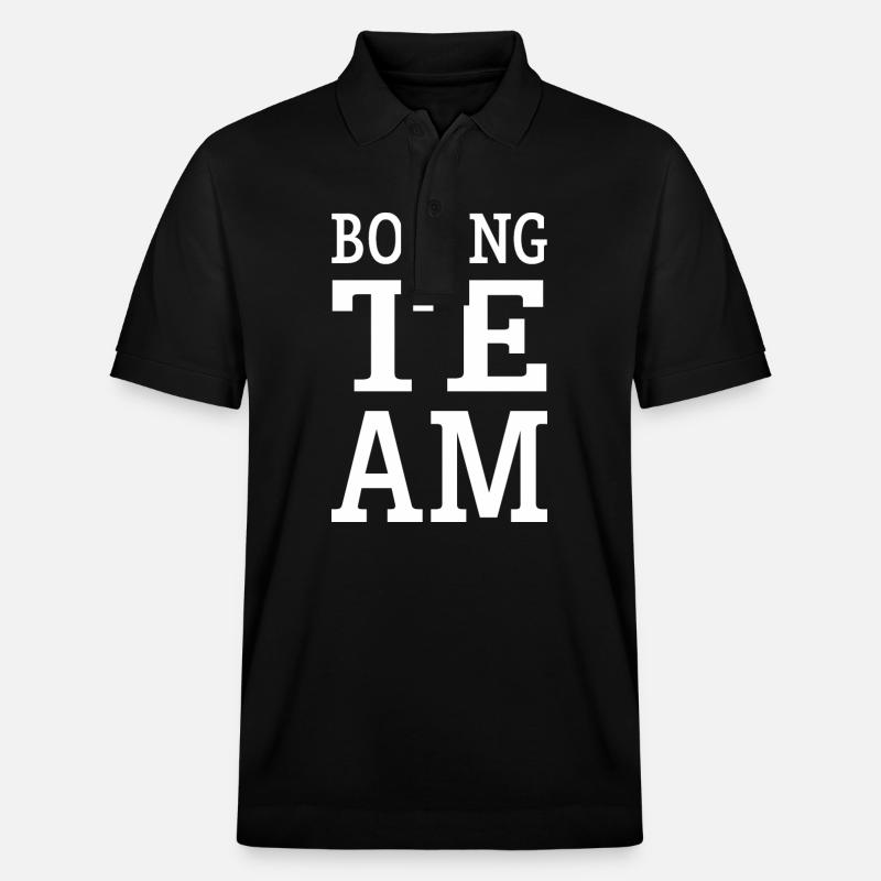 Boxing Team - Stanley/Stella Unisex Bio-Poloshirt PREPSTER - Schwarz
