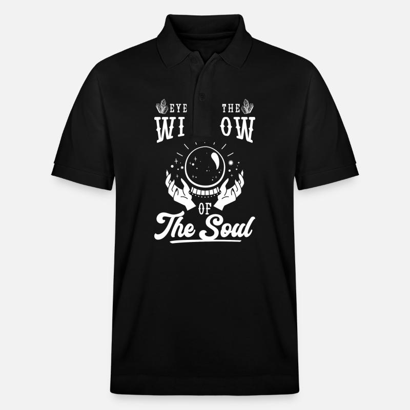 Rêver, souhaiter le bonheur - Polo PREPSTER bio Stanley/Stella Unisexe - noir