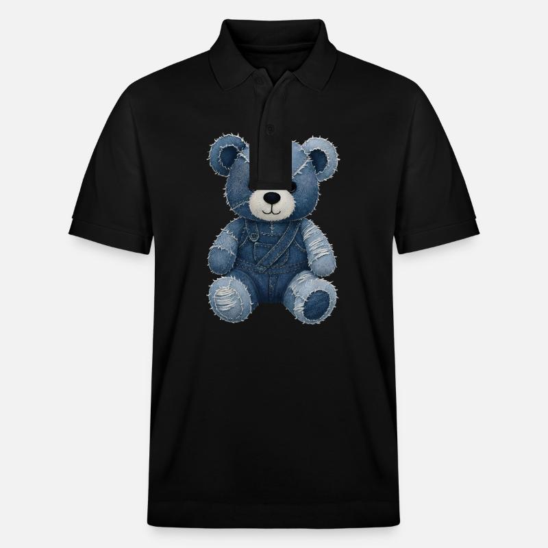 Jeans Teddy - Stanley/Stella Unisex Bio-Poloshirt PREPSTER - Schwarz