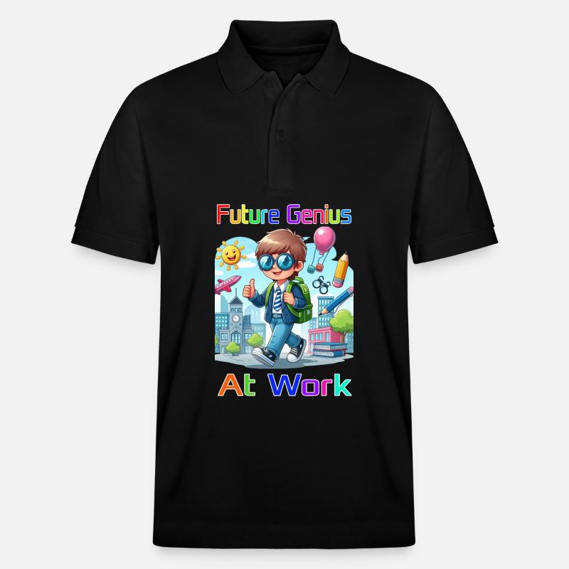Future Genius at work - Stanley/Stella Unisex Bio-Poloshirt PREPSTER - Schwarz