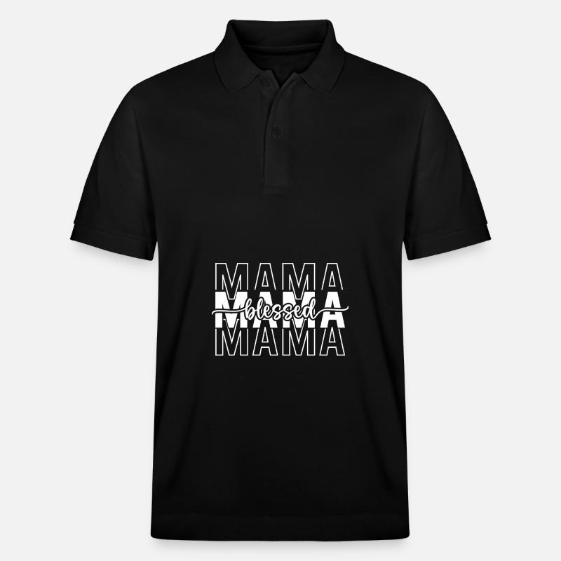 Mama - Stanley/Stella Unisex Bio-Poloshirt PREPSTER - Schwarz