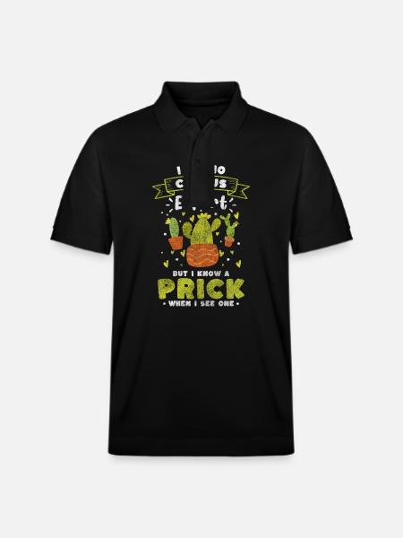 Plant Hug - Stanley/Stella Unisex Organic Polo Shirt PREPSTER - black