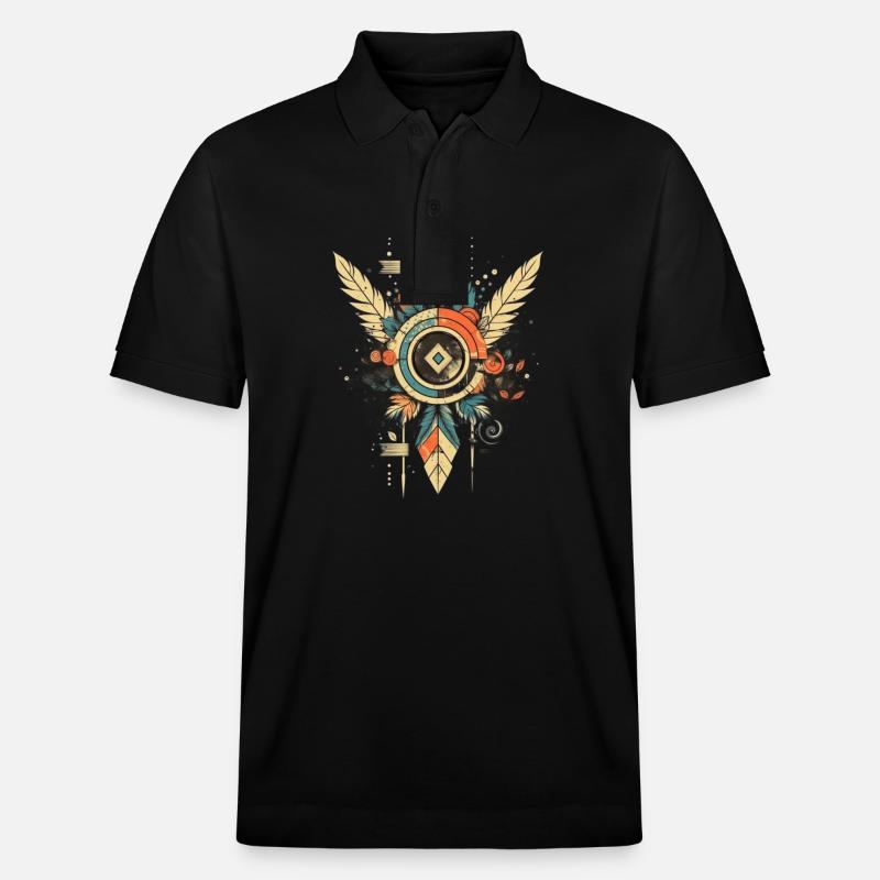 Dreamcatcher - Stanley/Stella Unisex Bio-Poloshirt PREPSTER - Schwarz