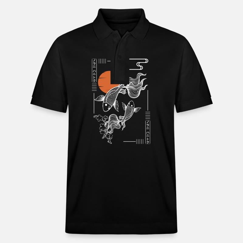 Samouraï de l’Orient - Polo PREPSTER bio Stanley/Stella Unisexe - noir