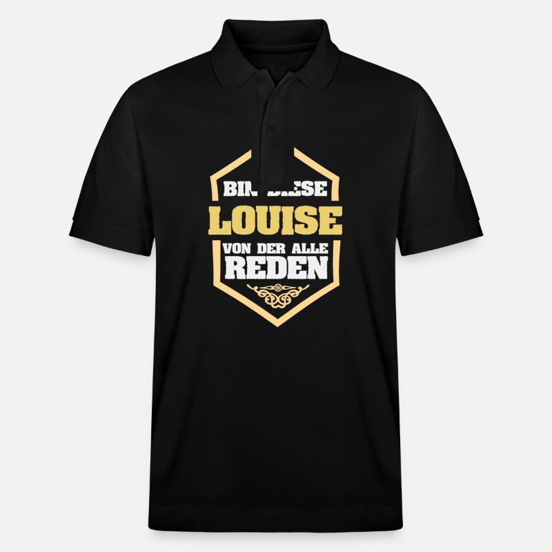 Surnom Louise - Polo PREPSTER bio Stanley/Stella Unisexe - noir