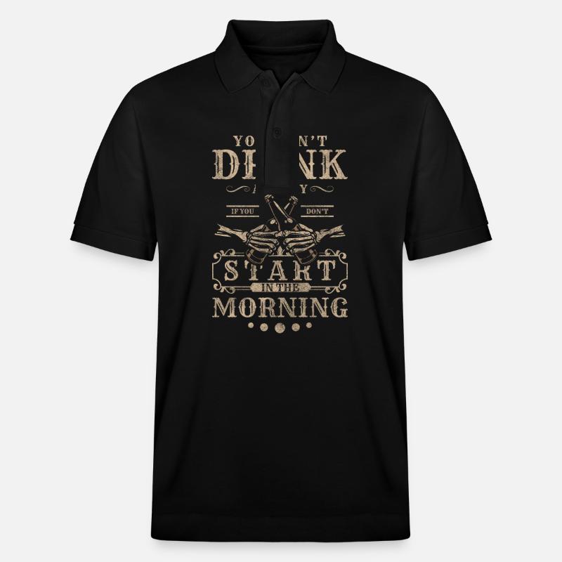 Party Feier Abfeiern - Stanley/Stella Unisex Bio-Poloshirt PREPSTER - Schwarz