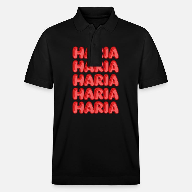 Haria - Polo PREPSTER bio Stanley/Stella Unisexe - noir