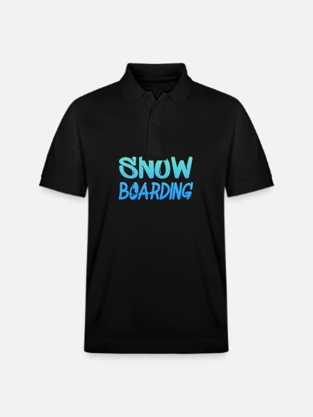 snowboarding - Stanley/Stella Unisex Bio-Poloshirt PREPSTER - Schwarz