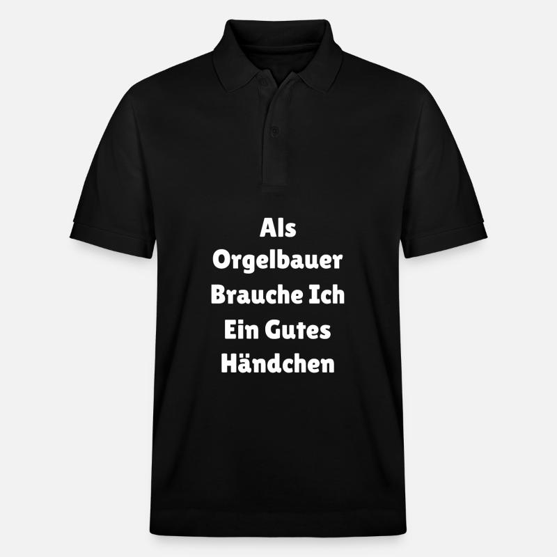 Orgelbauer Beruf - Stanley/Stella Unisex Bio-Poloshirt PREPSTER - Schwarz