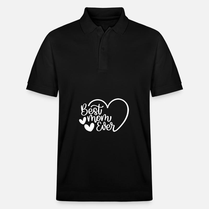 Best Mom Ever - Stanley/Stella Unisex Bio-Poloshirt PREPSTER - Schwarz