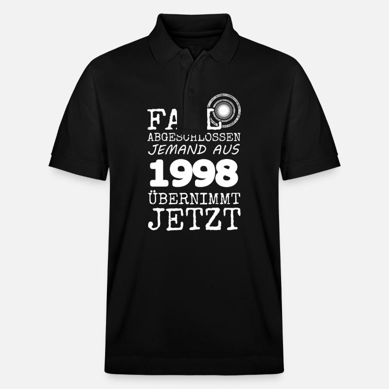 Achevé en 1998 - Polo PREPSTER bio Stanley/Stella Unisexe - noir