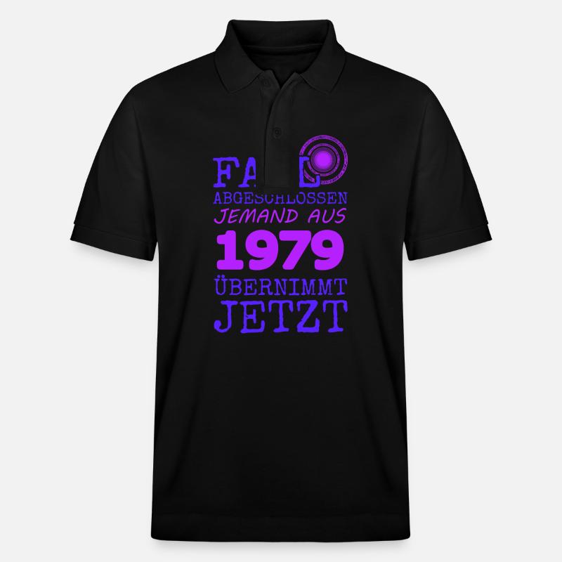 Fall 1979 - Stanley/Stella Unisex Bio-Poloshirt PREPSTER - Schwarz