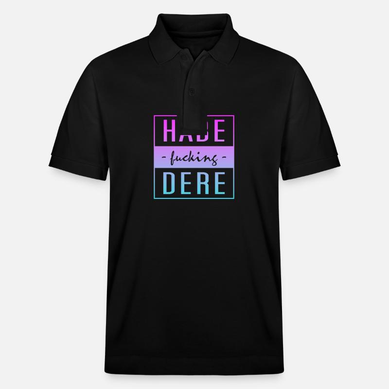 Habe Dere - Stanley/Stella Unisex Bio-Poloshirt PREPSTER - Schwarz