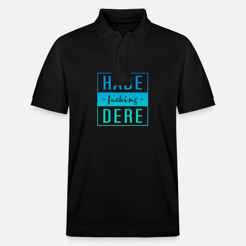 Habe Dere - Stanley/Stella Unisex Bio-Poloshirt PREPSTER - Schwarz