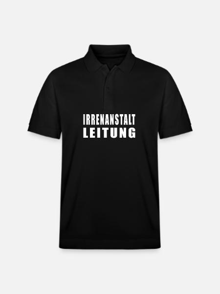 Irrenanstalt Leitung - Stanley/Stella Unisex Bio-Poloshirt PREPSTER - Schwarz